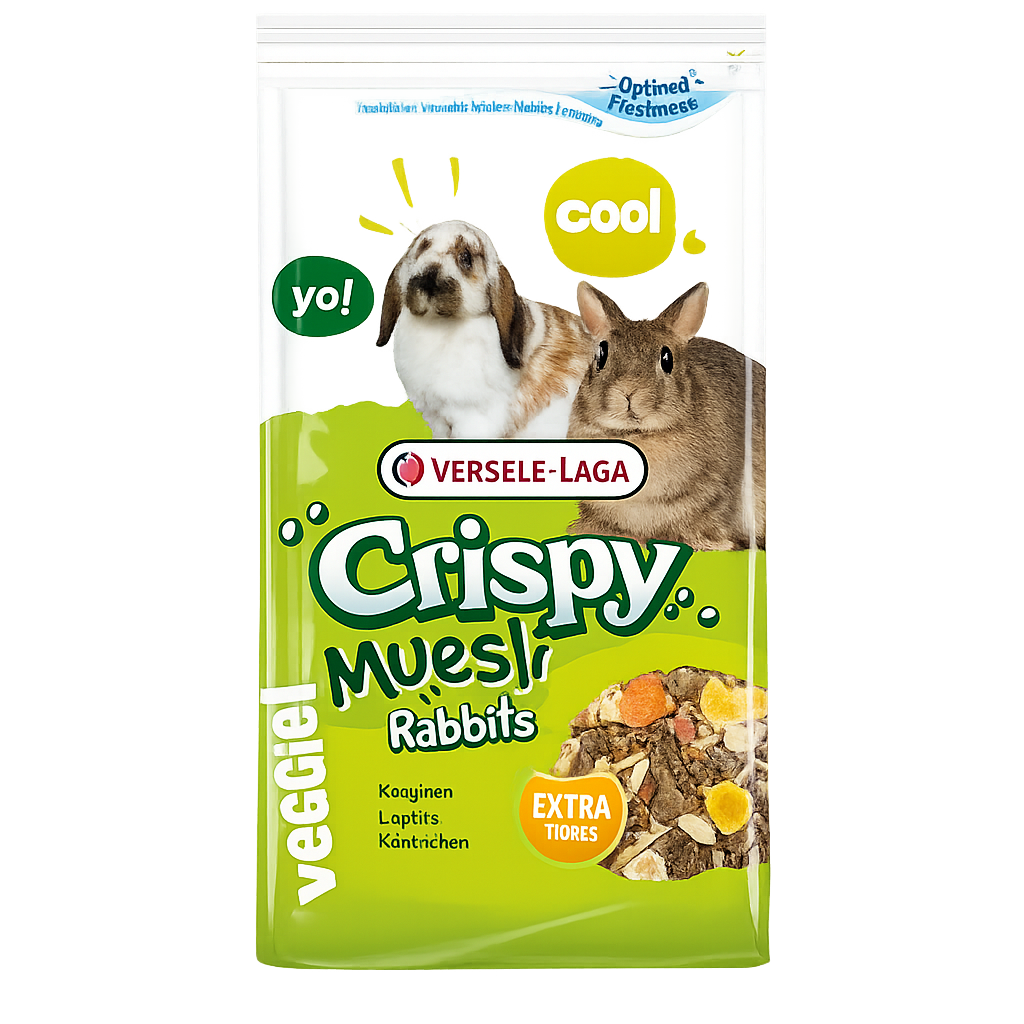 Versele Laga Crispy - Пълноценна храна за мини зайчета 1 кг