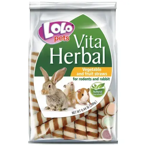 Lolo Pets - Пурички за гризачи и зайци 200гр