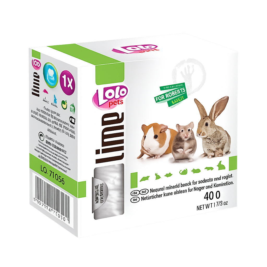 Lolo Pets - Лайм за гризачи и зайци, натурален, 40 г
