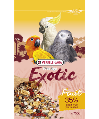 Versele Laga  Prestige Exotic - плодов микс храна за Екзотични папагали 750 гр
