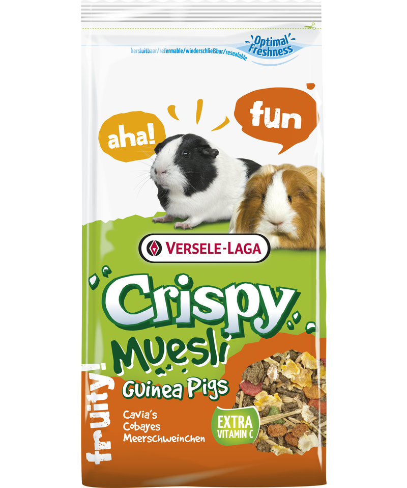 Versele Laga Crispy Muesli Guinea Pig - пълноценна храна за морски свинчета 1 кг